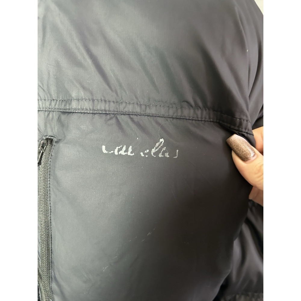 Cabelas 650 Fill Down Puffer Black Coat Full Zip and Pockets Size Large Tall Men - Picture 3 of 15